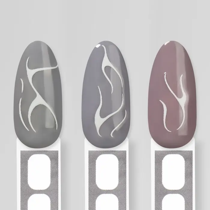 Наклейки для ногтей «Slik», белые Наклейки для ногтей «Slik», белые