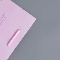 Пакет подарочный "С пожеланиями счастья и любви" ламинированный 18 х 22,3 х 10 см