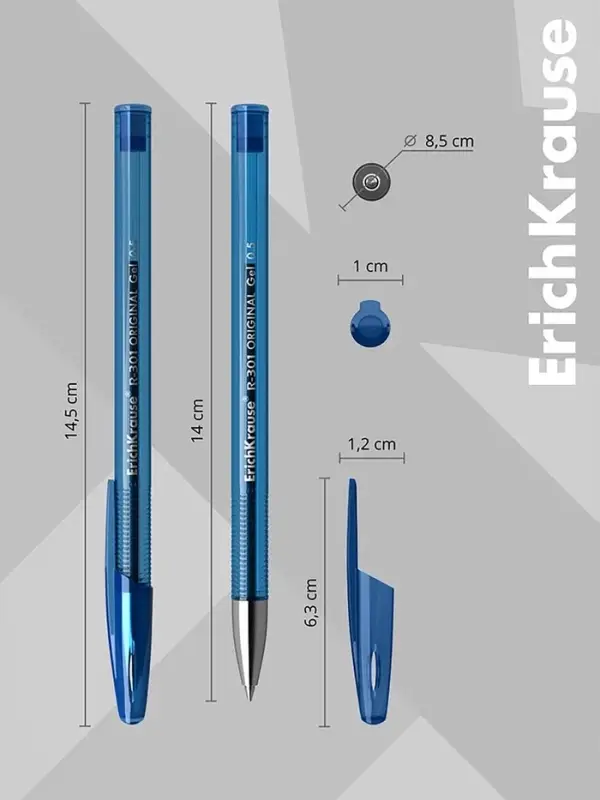 Набор ручек гелевых ErichKrause R=301 Original Gel, 4 цвета, узел 0.5 мм