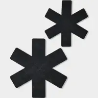 Вкладыши - разделители для хранения посуды, набор 2 шт., d=36 см, d=27.5 см, войлок