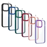 Чехол iPh 14 Pro цветной бампер