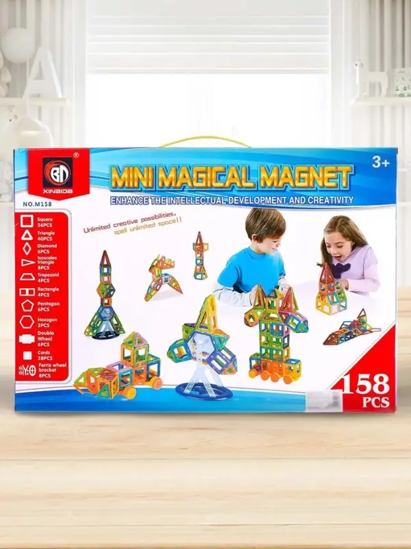 Конструктор магнитный XINBIDA &laquo;Мини магический магнит&raquo;, 158 деталей