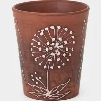 Стакан &laquo;Одуванчик&raquo;, 400 мл, красная глина