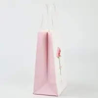 Пакет подарочный крафт, упаковка, &laquo;Be happy&raquo;, 12&times;21&times;9 см
