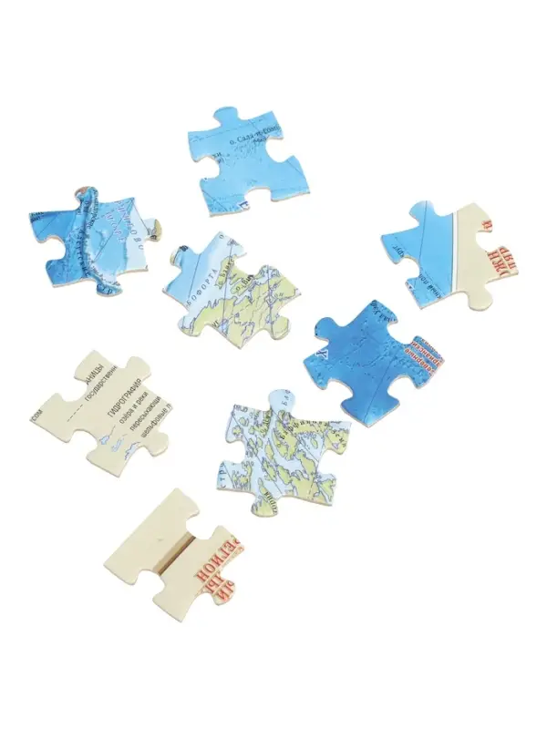 Подарок большой ГЕОДОМ &laquo;Страны и флаги&raquo;, пазл 260 деталей, атлас с наклейками + карточки