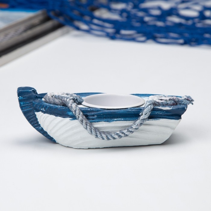 Подсвечник "Лодка" 13*6*6см