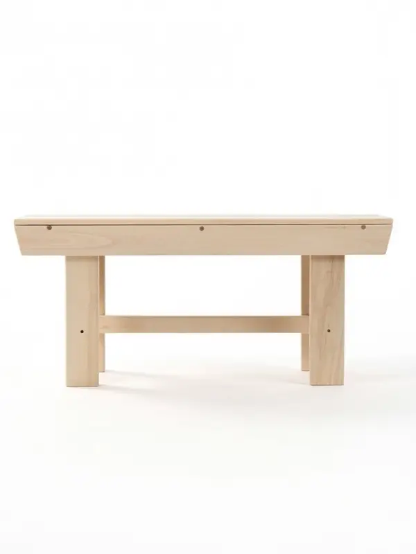 Лавка деревянная для дачи и бани, 100&times;40&times;41 см, из наличника