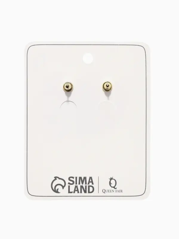 Серьги с эмалью &laquo;Листья&raquo; монстеры, цвет зелёный в золоте