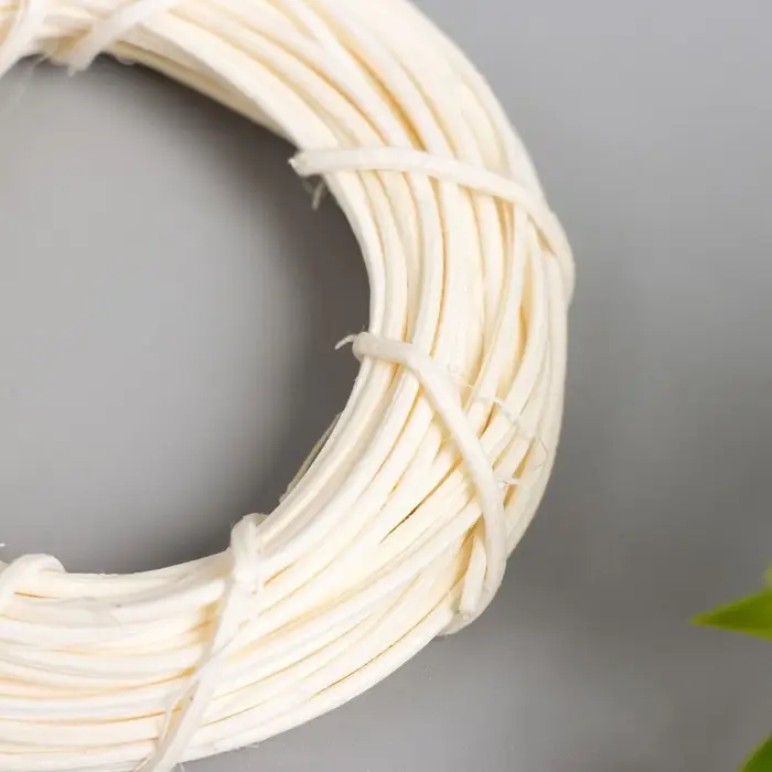 Кольцо ротанг для изготовления ловца снов "Сливочный" d=6 см