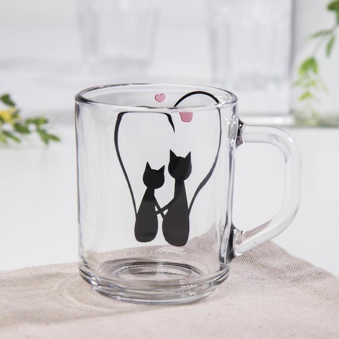 Кружка Доляна &laquo;Кошачье сердце&raquo;, 200 мл