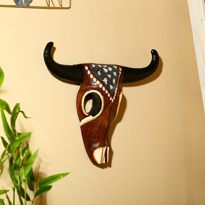 Маска «Буйвол», 35×26×6 см, албезия