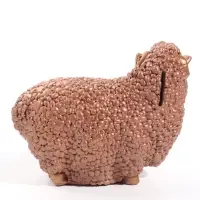 Копилка для денег &laquo;Баран малый&raquo;, 12.5&times;16 см, коричневый