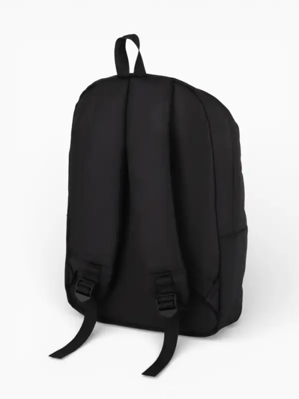 Рюкзак школьный, однотонный, 1 отделение, 3 кармана, 28&times;13&times;39 см, чёрный