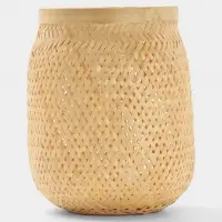 Корзинка плетёная из бамбука, 20&times;20&times;28 см