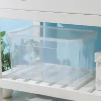 Ящик для хранения &laquo;Кристалл XS Plus&raquo;, 16 л, 38.9&times;27.5&times;21.5 см, с крышкой, прозрачный