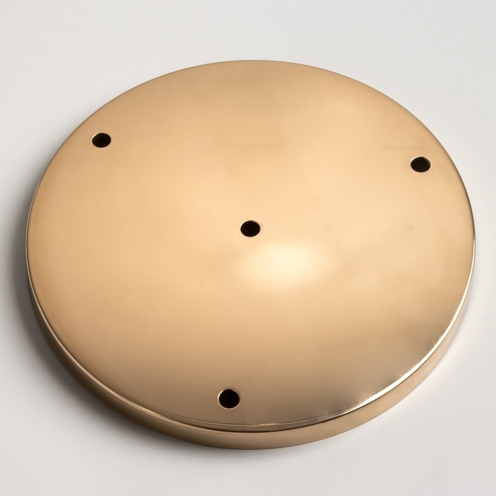 Основание для светильника Основание для светильника "Круг-3" золото 23,5х23,5х2см