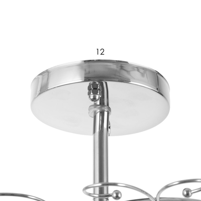 Люстра Люстра "Идрис" 2хЕ27 40Вт хром 47х26 см