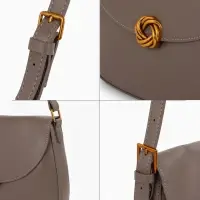 Сумка женская мессенджер TEXTURA на магните, с косметичкой, 28&times;4&times;20 см, серая