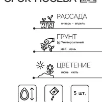 Семена цветов Петуния "Лавина", желтый каприз F1, 5 др