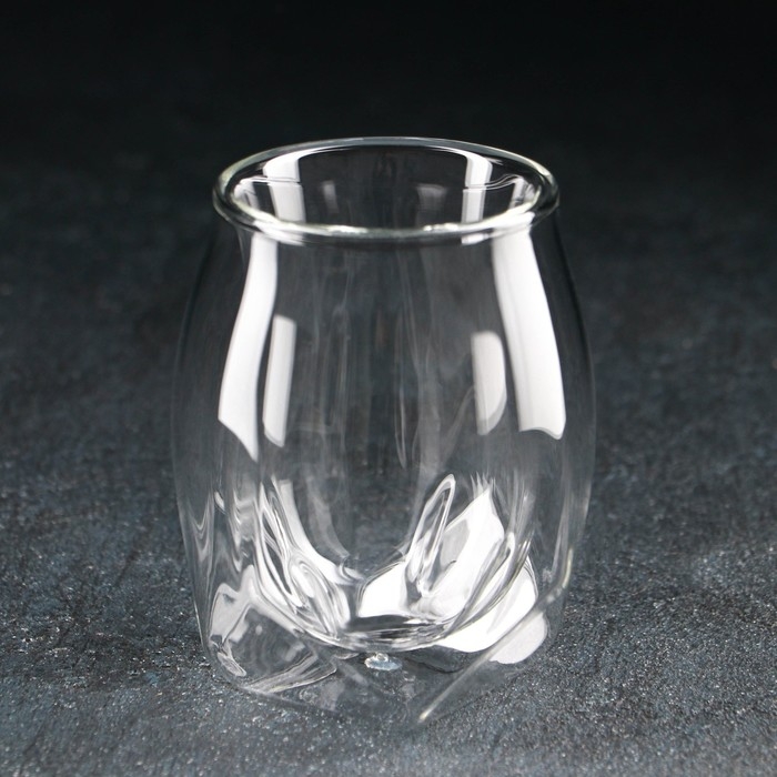 Стакан для виски стеклянный с двойными стенками Magistro «Сток», 180 мл