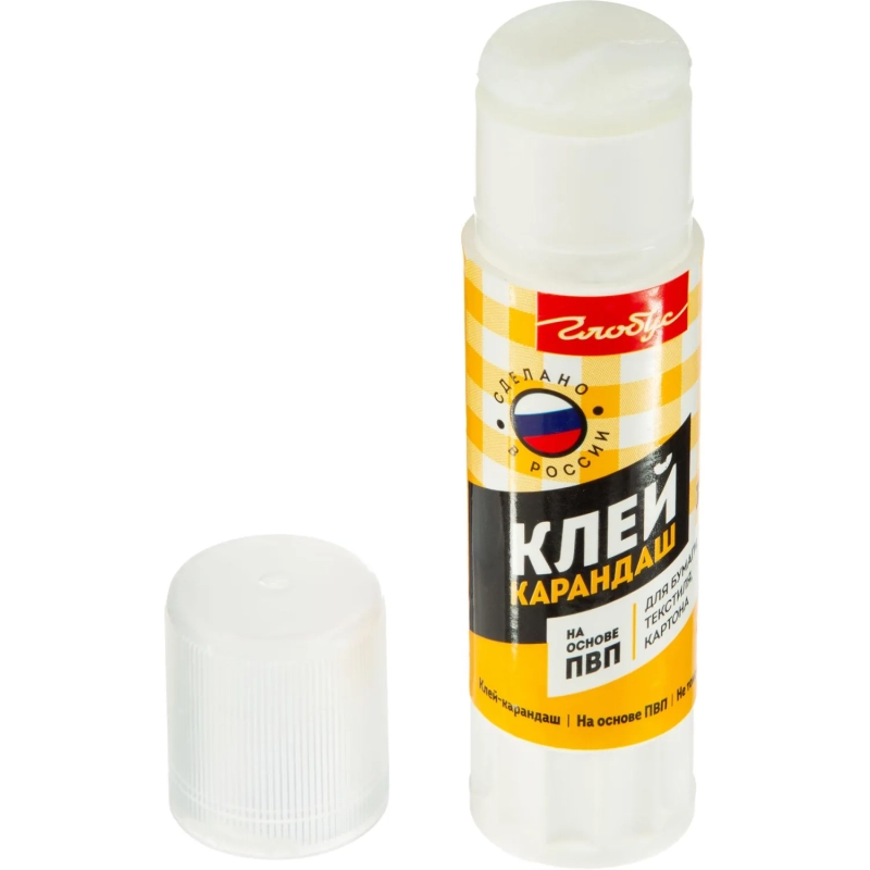 Клей-карандаш 15г Глобус ПВП 1022