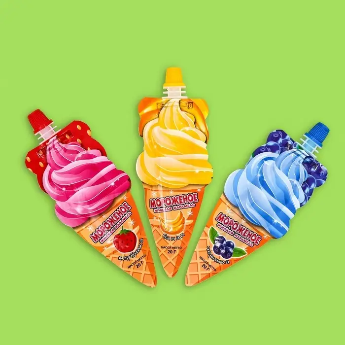 Карамель жидкая «Мороженое», ассорти, 20 г Карамель жидкая «Мороженое», ассорти, 20 г