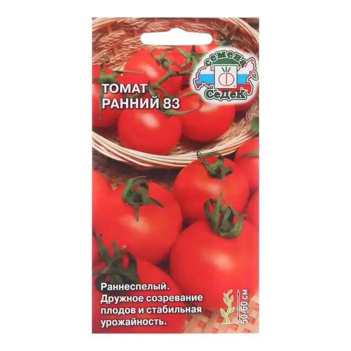Семена Томат Семена Томат "Ранний 83", 0,2 г