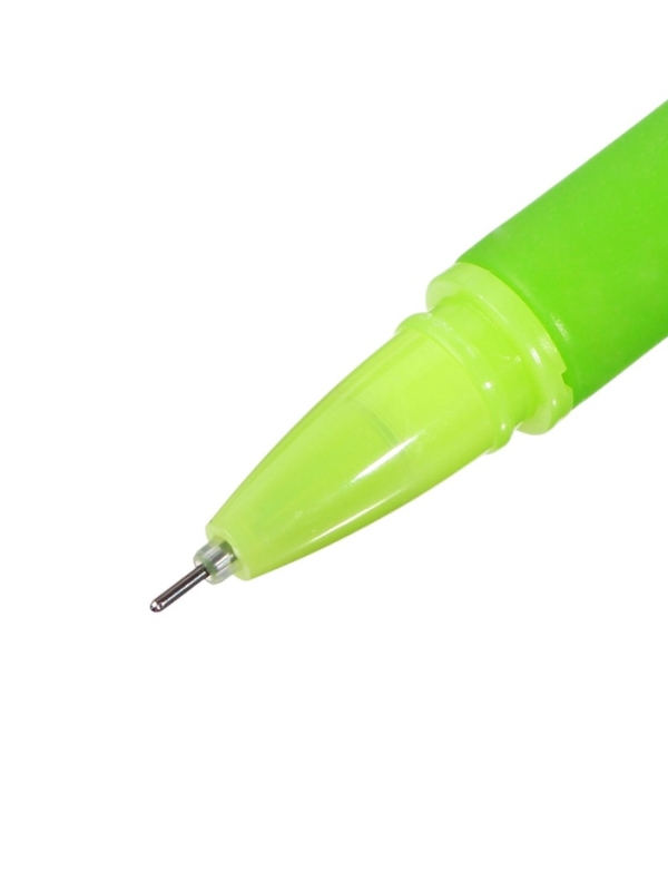 Ручка гелевая-прикол МИКС Меховой шар МИКС (штрихкод на штуке)