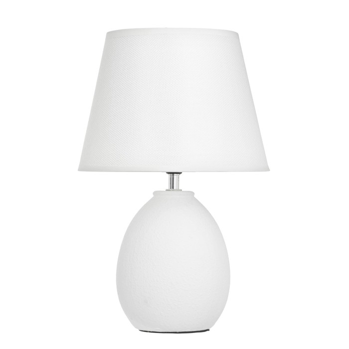 Лампа настольная Лампа настольная "Джия" 1х40Вт Е14 белый 22х22х34см