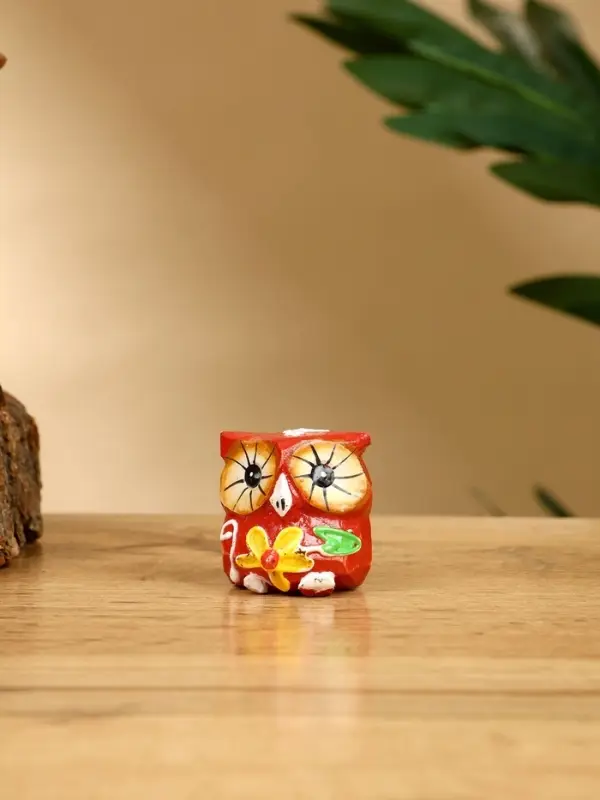 Набор сувенирный "Совята" дерево H 4, 3, 2 см, цв. коричневый