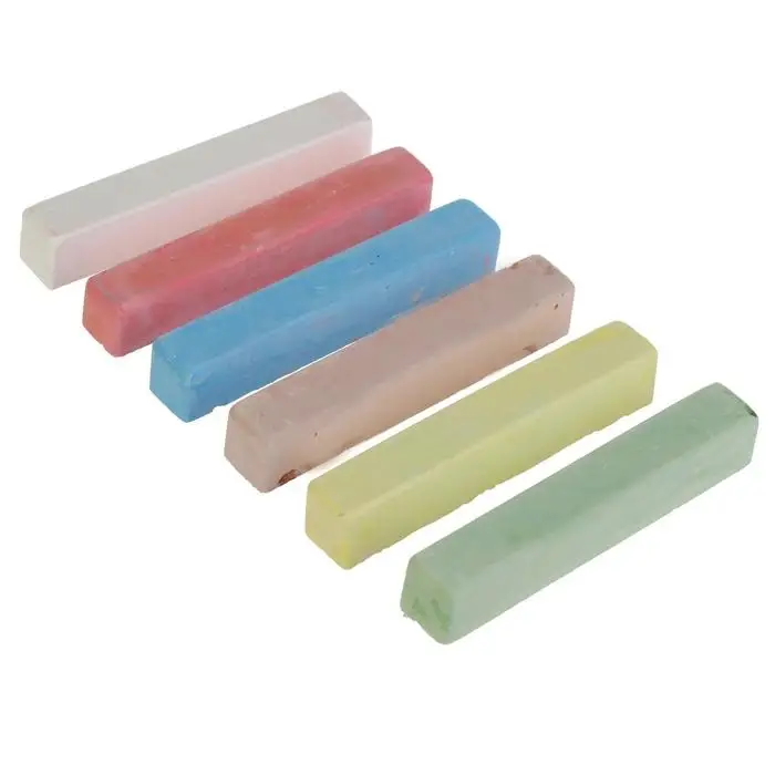 Мелки цветные Calligrata, в наборе 6 штук, квадратные, МИКС Мелки цветные Calligrata, в наборе 6 штук, квадратные, МИКС