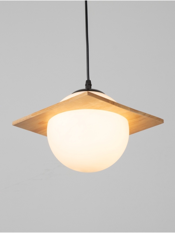 Светильник BayerLux ЭКО Светильник BayerLux ЭКО "Лакки" 1х40Вт Е27 черный/коричневый 23х23х100см