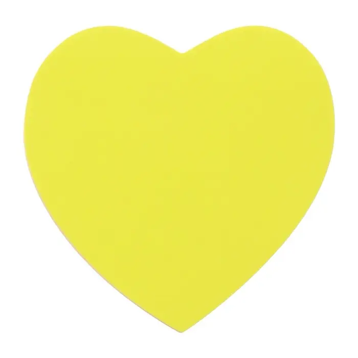 Блок с липким краем, «Сердце» 50 листов, флуоресцентные 5 цветов Блок с липким краем, «Сердце» 50 листов, флуоресцентные 5 цветов