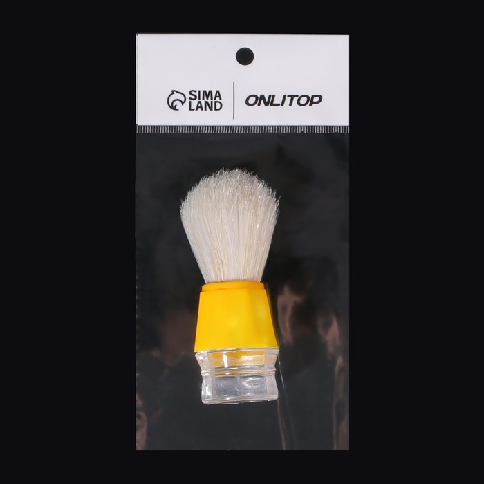 Помазок для бритья, пластиковый, цвет МИКС Помазок для бритья, пластиковый, цвет МИКС