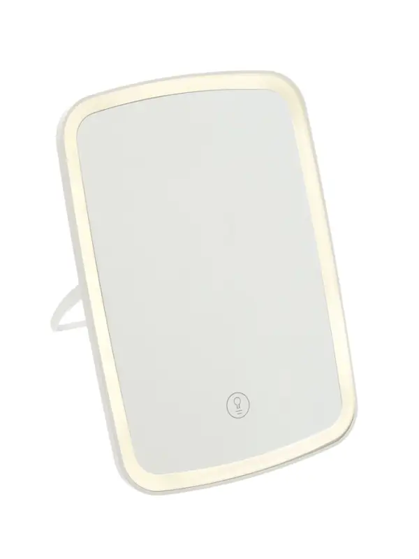 Зеркало KZ-12, подсветка, настольное, 42 диода, USB, 3 режима свечения Зеркало KZ-12, подсветка, настольное, 42 диода, USB, 3 режима свечения