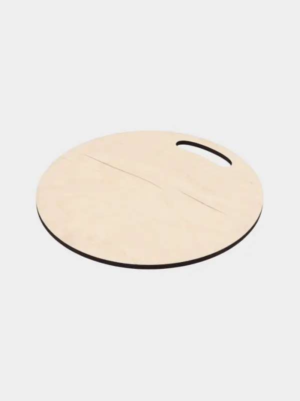 Доска разделочная сувенирная Дарим Красиво «Символ года. Богатства», d=25.5 см, дерево, разноцветная