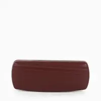 Футляр для очков на хлопушке, размер 16&times;6.5&times;3.5 см, коричневый