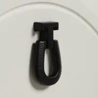 Ручка-кнопка мебельная CAPPIO EARRING, алюминий, черный