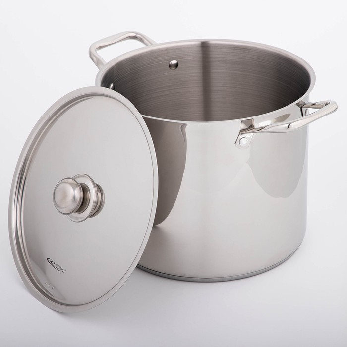 Кастрюля «Титан», 14.5 л, d=28 см, h=24 см, капсульное дно, индукция Кастрюля «Титан», 14.5 л, d=28 см, h=24 см, капсульное дно, индукция