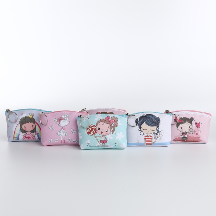 Кошелёк на молнии «Выбражулька», цвет МИКС