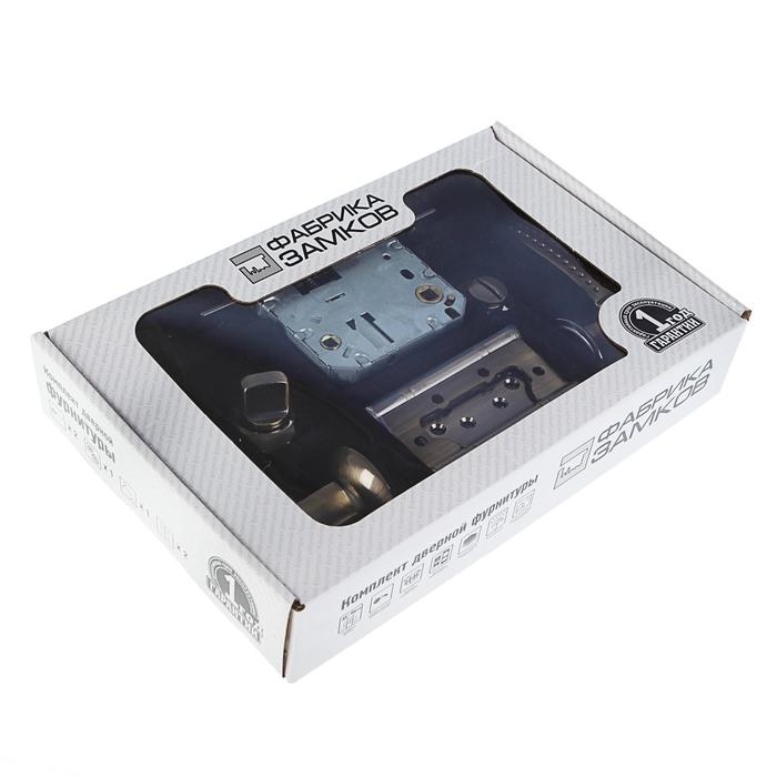 Комплект для двери  Комплект для двери "Фабрика Замков" SET 04-C 170 2H BK AB, цвет старая бронза