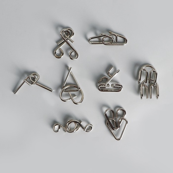 Головоломка металлическая «Роботы», набор 8шт. Головоломка металлическая «Роботы», набор 8шт.