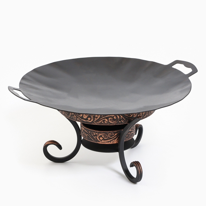 Набор: подставка Набор: подставка "шелковый путь" + садж "Вороненый NEW" 35 см