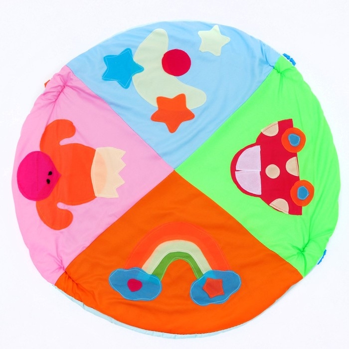 Развивающий коврик с дугами «Путешествие», 85х85 см, Крошка Я Развивающий коврик с дугами «Путешествие», 85х85 см, Крошка Я