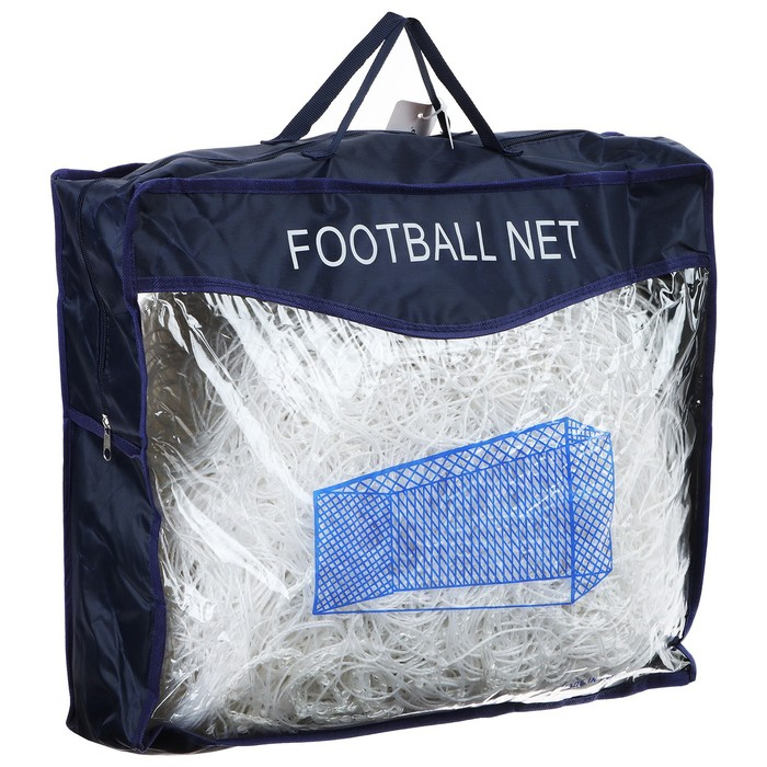Сетка футбольная, 7,5х2,5 м, нить 2 мм, 2 шт. Сетка футбольная, 7,5х2,5 м, нить 2 мм, 2 шт.