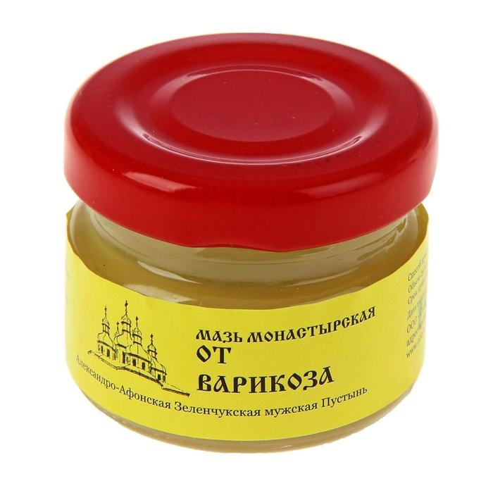 Мазь «Монастырская От варикоза», 25 мл,  Мазь «Монастырская От варикоза», 25 мл, "Бизорюк"