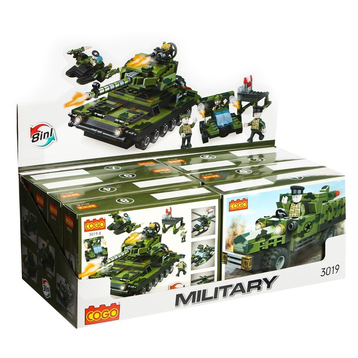 Конструктор Армия, 8 видов, МИКС Конструктор Армия, 8 видов, МИКС