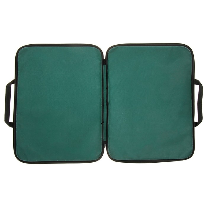 Папка для чертежей и рисунков А3, 470 х 350 х 20 мм, с ручками, текстильная, Calligrata Стандарт, Зеленая, плотность 600D Папка для чертежей и рисунков А3, 470 х 350 х 20 мм, с ручками, текстильная, Calligrata Стандарт, Зеленая, плотность 600D