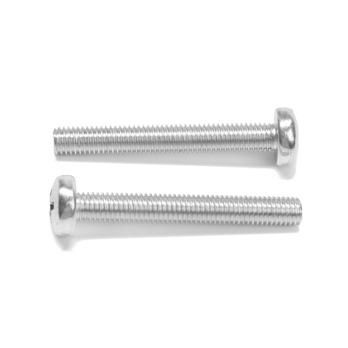 Винт ЛОМ, оцинкованный, DIN 7985, класс прочности 4.8, М8х60 мм, 100 шт Винт ЛОМ, оцинкованный, DIN 7985, класс прочности 4.8, М8х60 мм, 100 шт