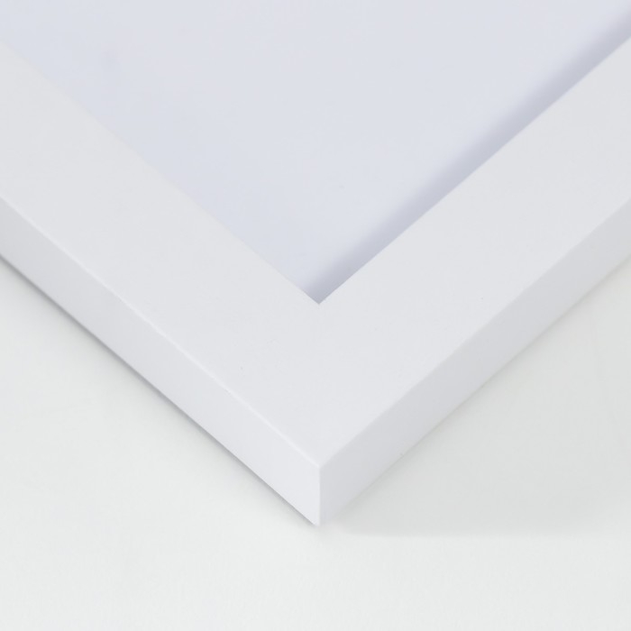 Фоторамка МДФ "Ellis" 21x30 см, с паспарту, белый